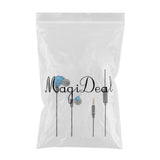 Sports Earphone with Microphone 3.5mm In-Ear Stereo Earbuds Headset For MP3 Blue - Aladdin Shoppers