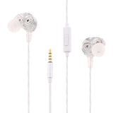 Sports Earphone with Microphone 3.5mm In-Ear Stereo Earbuds Headset For MP3 Clear - Aladdin Shoppers