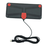 1Pack 1080P Digital Antenna Aerial 80 Mile Range 25DBI for HD TV Black - Aladdin Shoppers