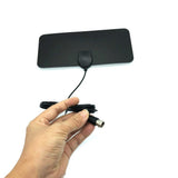 1Pack 1080P Digital Antenna Aerial 80 Mile Range 25DBI for HD TV Black - Aladdin Shoppers