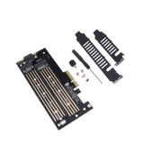 Dual M.2 PCIe Adapter NVME M Key or SATA B Key to PCI-e x4 Expansion Card Support 22110 2280 2260 2242 2230 - Aladdin Shoppers
