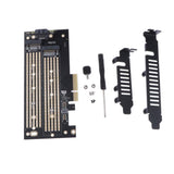 Dual M.2 PCIe Adapter NVME M Key or SATA B Key to PCI-e x4 Expansion Card Support 22110 2280 2260 2242 2230 - Aladdin Shoppers