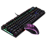 Gaming Keyboard Mouse Combo LED USB Wired Ergonomic Mice for Laptop - Aladdin Shoppers