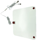 Digital Antenna HDTV Flat 80 Miles Range Indoor 1080P 28DBI F male Amplifier - Aladdin Shoppers