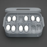 Maxbell Maxbell PP Plastic 12 Egg Holes Incubator Hatching Container Box Reptile Lizard Incubator Hatchery