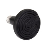 Maxbell 2 pcs E27 Ceramic Reptile Heat Lamp Infrared Heater Light Bulb Dia9cm