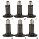 Maxbell 2 pcs E27 Ceramic Reptile Heat Lamp Infrared Heater Light Bulb Dia9cm