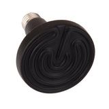 Maxbell 2 pcs E27 Ceramic Reptile Heat Lamp Infrared Heater Light Bulb Dia9cm