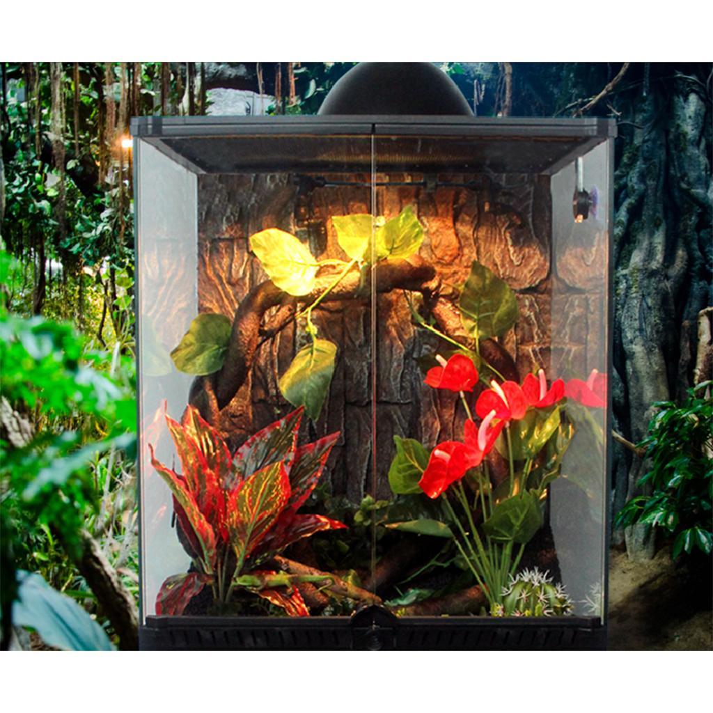 Maxbell Maxbell Artificial Cactus Desert Plant with Base Reptile Vivarium Terrarium Decor L