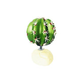 Maxbell Maxbell Artificial Cactus Desert Plant with Base Reptile Vivarium Terrarium Decor L