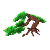 Maxbell Artificial Plant Plastic Green Pine Tree for Aquarium Fish Tank Decoration S - Aladdin Shoppers
