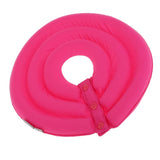 Maxbell Maxbell Dog Cat Comfy Pet Neck Collar Nylon Cover Anti-Bite Protector Rose Red XS