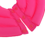 Maxbell Maxbell Dog Cat Comfy Pet Neck Collar Nylon Cover Anti-Bite Protector Rose Red XS