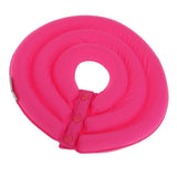 Maxbell Maxbell Dog Cat Comfy Pet Neck Collar Nylon Cover Anti-Bite Protector Rose Red XS