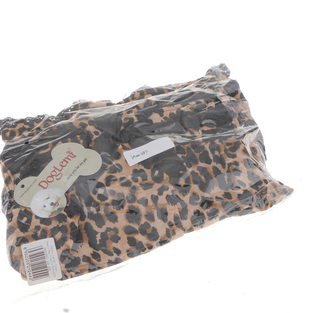 Maxbell Maxbell Extra Large Size Female Pet Dog Underwear Pants Panties XXL Leopard
