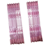 Maxbell 100*250cm Flower Window Curtain Sheer Valance Voile Light Purple with Beads - Aladdin Shoppers