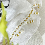 Maxbell 100x250cm Window Curtain Drape Blinds Gauze Voile Curtain White with Beads - Aladdin Shoppers