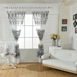 Maxbell 100x250cm Window Curtain Drape Blinds Gauze Voile Curtain White No Beads - Aladdin Shoppers
