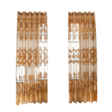 Maxbell 100x250cm Window Curtain Drape Blinds Gauze Voile Curtain Coffee No Beads - Aladdin Shoppers