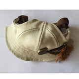 Maxbell Maxbell Adjustable Round Pet Hat Dog Puppy Cap Bucket Hat Sunbonnet L Number Tassels