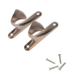 Maxbell 2Pcs Zinc Alloy Drapery Door Curtain Tiebacks Holdback Wall Hooks Cooper - Aladdin Shoppers