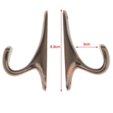Maxbell 2Pcs Zinc Alloy Drapery Door Curtain Tiebacks Holdback Wall Hooks Cooper - Aladdin Shoppers