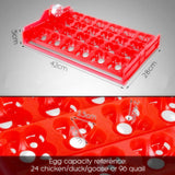 Maxbell Automatic 24 Chicken Pigeon Quail Eggs Incubator Turner Tray with 220V Volt Motor - Aladdin Shoppers