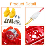 Maxbell Maxbell 12 Chicken Eggs Turner For Duck Quail Bird Poultry Egg Incubator Tray 220V