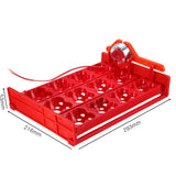 Maxbell Maxbell 12 Chicken Eggs Turner For Duck Quail Bird Poultry Egg Incubator Tray 220V