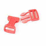 10 Pcs 3/4" 19mm Pom Plastic Buckle Quick Release Clip Belt Backpack Red