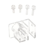 Maxbell Maxbell 12mm/16mm Aquarium Tube Hose Pipe Holder Fixation Clip Fish Tank Aquarium Mounted, Acrylic