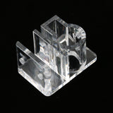 Maxbell Maxbell 12mm/16mm Aquarium Tube Hose Pipe Holder Fixation Clip Fish Tank Aquarium Mounted, Acrylic