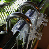Maxbell Maxbell 12mm/16mm Aquarium Tube Hose Pipe Holder Fixation Clip Fish Tank Aquarium Mounted, Acrylic