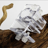 Maxbell Maxbell 12mm/16mm Aquarium Tube Hose Pipe Holder Fixation Clip Fish Tank Aquarium Mounted, Acrylic