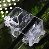 Maxbell Maxbell 12mm/16mm Aquarium Tube Hose Pipe Holder Fixation Clip Fish Tank Aquarium Mounted, Acrylic