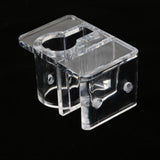 Maxbell Maxbell 12mm/16mm Aquarium Tube Hose Pipe Holder Fixation Clip Fish Tank Aquarium Mounted, Acrylic