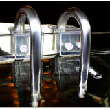 Maxbell Maxbell 12mm/16mm Aquarium Tube Hose Pipe Holder Fixation Clip Fish Tank Aquarium Mounted, Acrylic