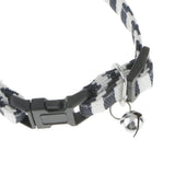 Maxbell Maxbell Striped Decorating Pet Dog Necktie Collar Leash with Nail Catcher Blue S