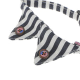 Maxbell Maxbell Striped Decorating Pet Dog Necktie Collar Leash with Nail Catcher Blue S