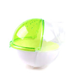 Maxbell Maxbell Hamster Mouse Small Pet Bathroom Cage Box Bath Sand Sauna Toilet Green