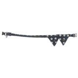 Maxbell Maxbell Spots Decorating Pet Dog Necktie Collar Leash with Nail Catcher Blue M