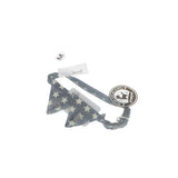 Maxbell Maxbell Spots Decorating Pet Dog Necktie Collar Leash with Nail Catcher Blue M
