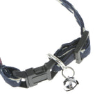 Maxbell Maxbell Spots Decorating Pet Dog Necktie Collar Leash with Nail Catcher Blue M