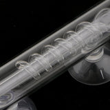 Maxbell Maxbell NEW Spiral Glass Planted Aquarium Tank CO2 Diffuser / Bubble Counter with Suction Cup 15cm Long