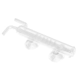 Maxbell Maxbell NEW Spiral Glass Planted Aquarium Tank CO2 Diffuser / Bubble Counter with Suction Cup 15cm Long