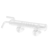 Maxbell Maxbell NEW Spiral Glass Planted Aquarium Tank CO2 Diffuser / Bubble Counter with Suction Cup 15cm Long
