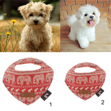 Maxbell Maxbell Pet Dog Cat Cotton Puppy Bibs Accessories Neckerchief Small to Large Breed S