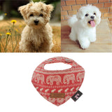 Maxbell Maxbell Pet Dog Cat Cotton Puppy Bibs Accessories Neckerchief Small to Large Breed S