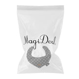 Maxbell Maxbell Dogs And Cats Cute Cotton Collor Neck Bandana with Dot Pattern-Gray (S)