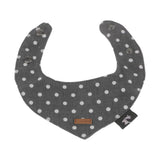 Maxbell Maxbell Dogs And Cats Cute Cotton Collor Neck Bandana with Dot Pattern-Gray (S)